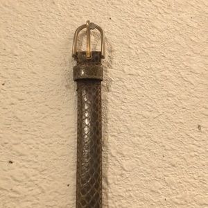 Genuine snake skin women’s belt